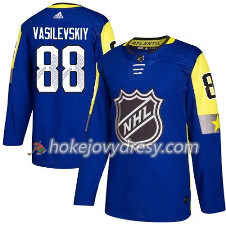 Pánské Hokejový Dres Tampa Bay Lightning Andrei Vasilevskiy 88 2018 NHL All-Star Atlantic Division Adidas Royal Modrá Authentic